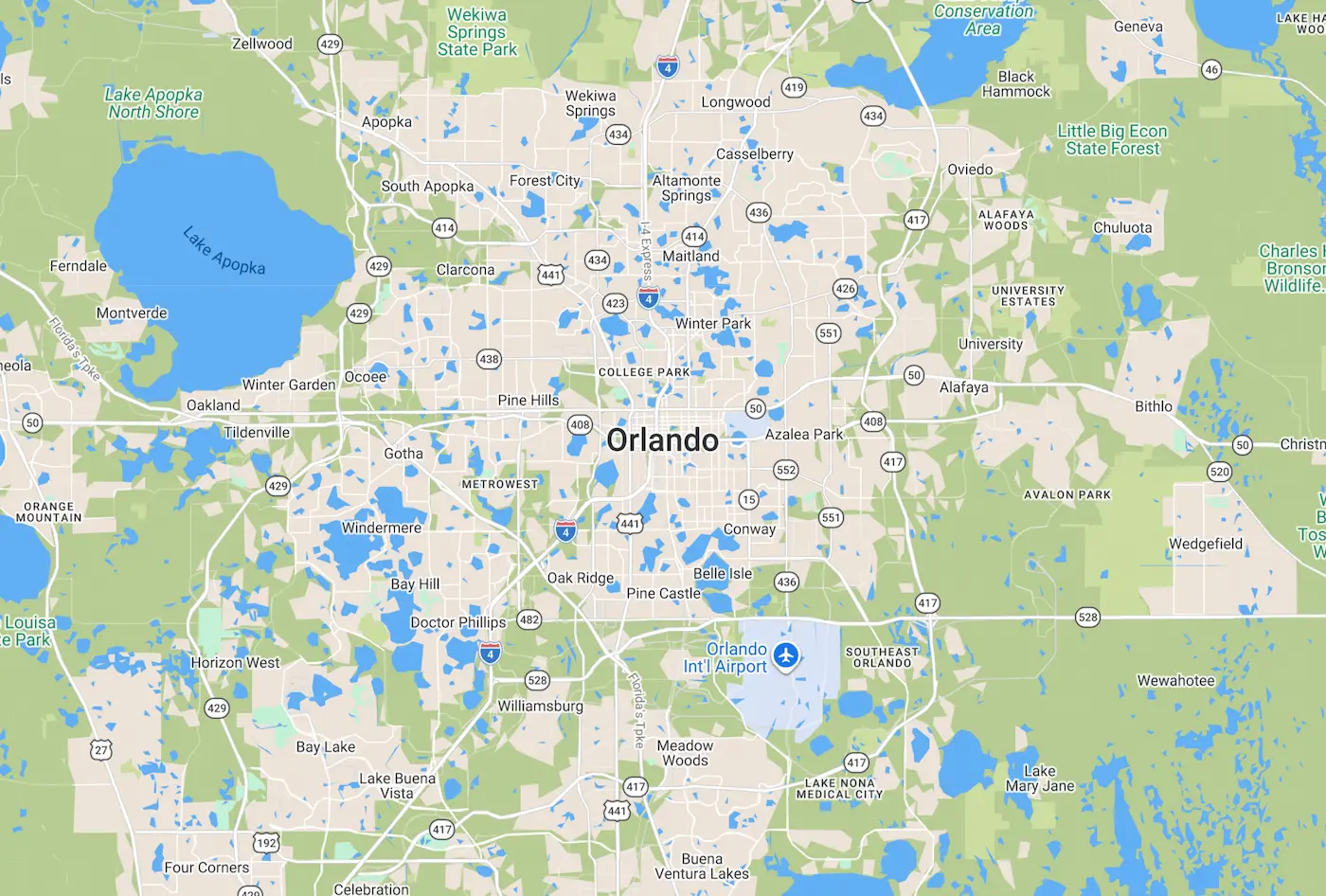 Orlando Areas We Serve Orlando Areas We Serve